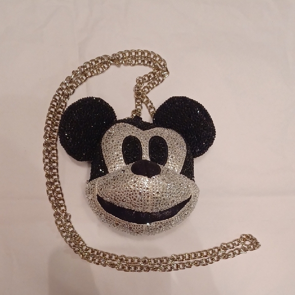 Mickey Mouse Disney Aldo Crossbag Rhinestone Sparkly 100 Year